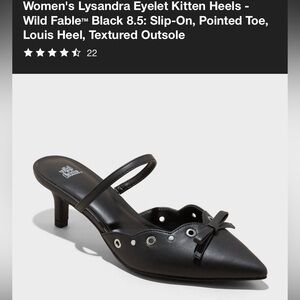 💕NEW💕 Lysandra Eyelet Heels